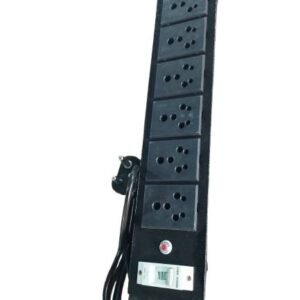 Extension Board and Surge Protector | 6 Socket Networking & Server Rack with Power Cord -1.5 mtr